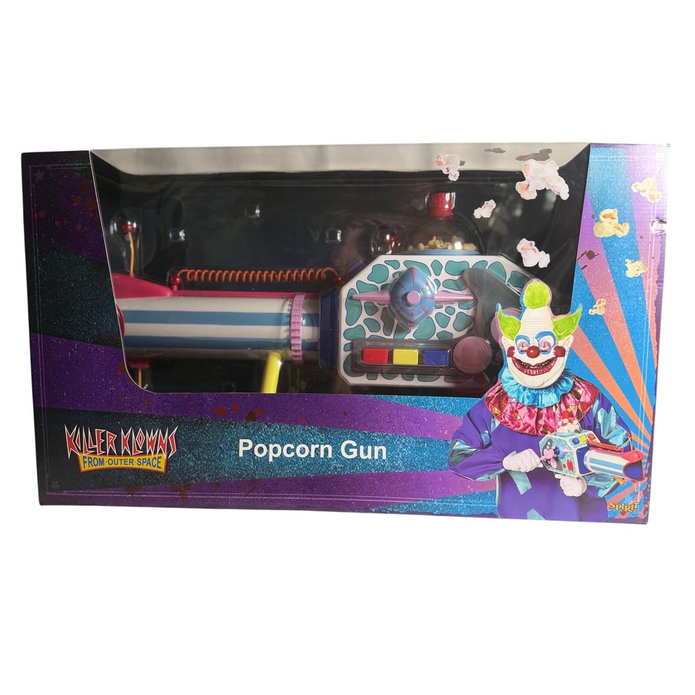 Spirit Halloween Killer Klowns From Outer Space Popcorn Gun Prop Light & Sound